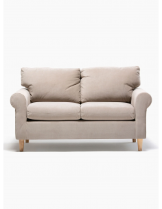 Sofá Retro 2 Cuerpos Tela