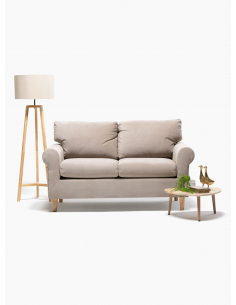 Sofá Retro 2 Cuerpos Tela 2