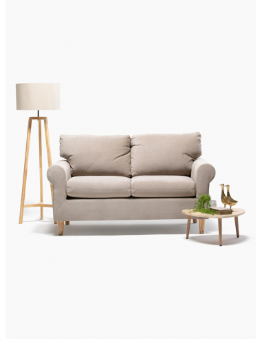 Sofá Retro 2 Cuerpos Tela