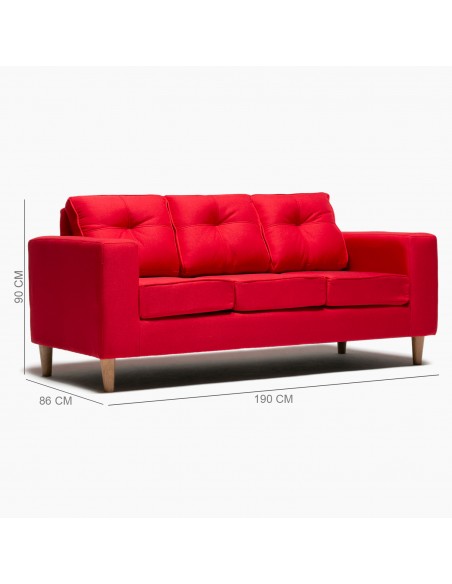 Sofá 3 Cuerpos Infinity