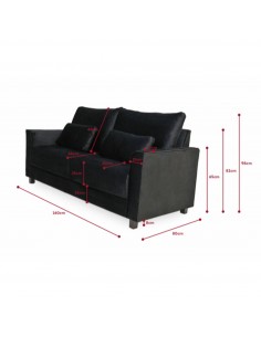 Sofa Amalfi 2 Cuerpos 2
