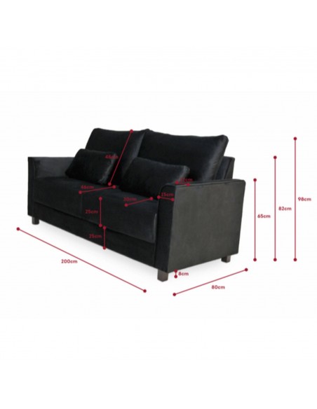 Sofa Amalfi 3 Cuerpos