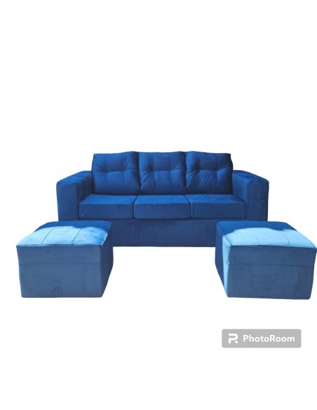 NIZE 3 CUERPOS + 2 POUF