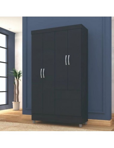 Closet Ideal 4 Puertas 2 Cajones