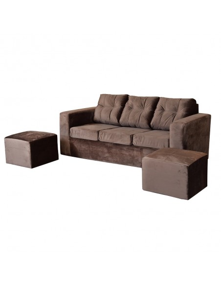 NIZE 3 CUERPOS + 2 POUF