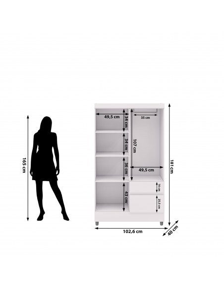 Closet Ideal 4 Puertas