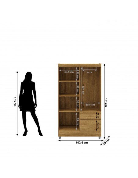 Closet Ideal 4 Puertas